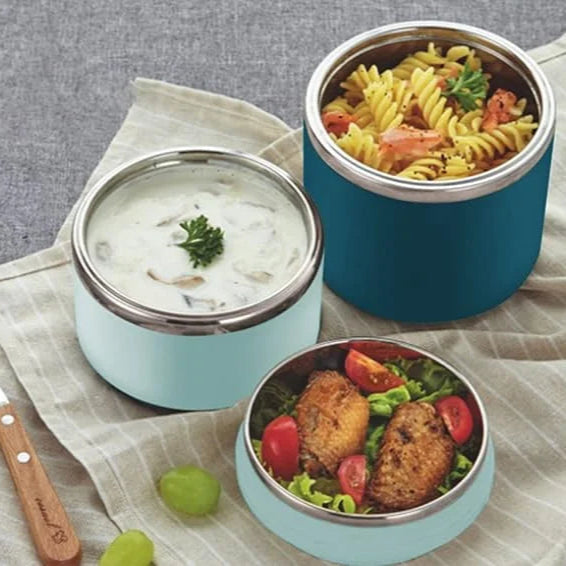 (2.5 Layers) Corporate Stainless Steel Lunch Box