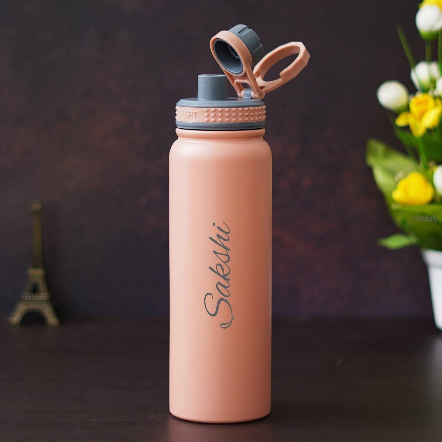 Premium Sporty Hydration Stainless Steel Water Bottle - 750 ML