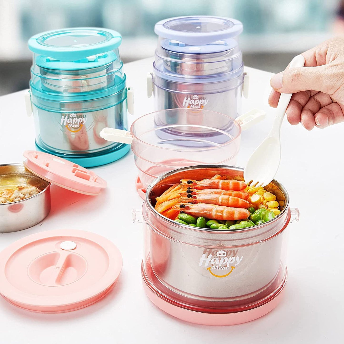 Fun Blast (2 Layer) Multi-Purpose Stainless Steel Lunch box
