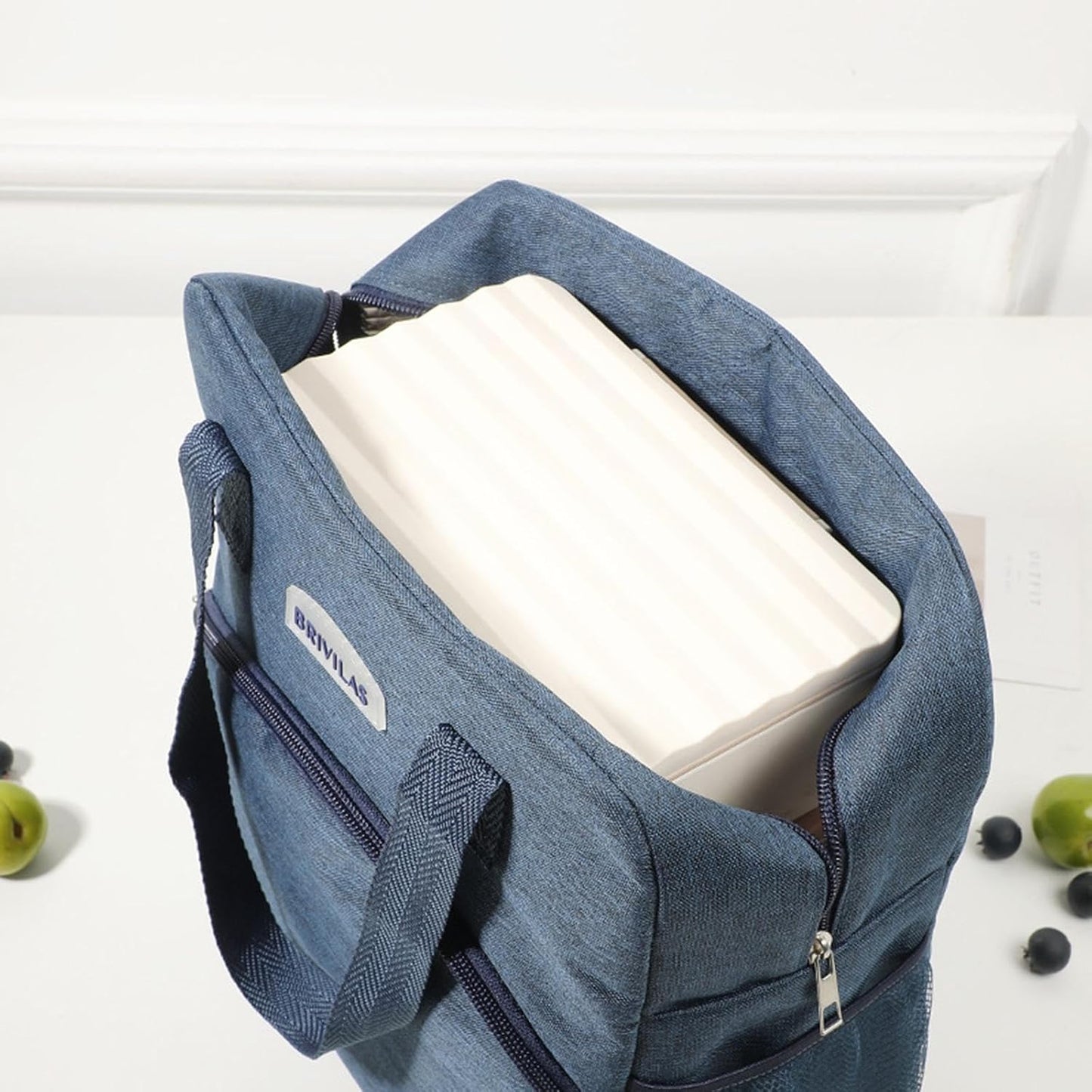 GLOBO Unisex Dual Compartment Lunch Bag