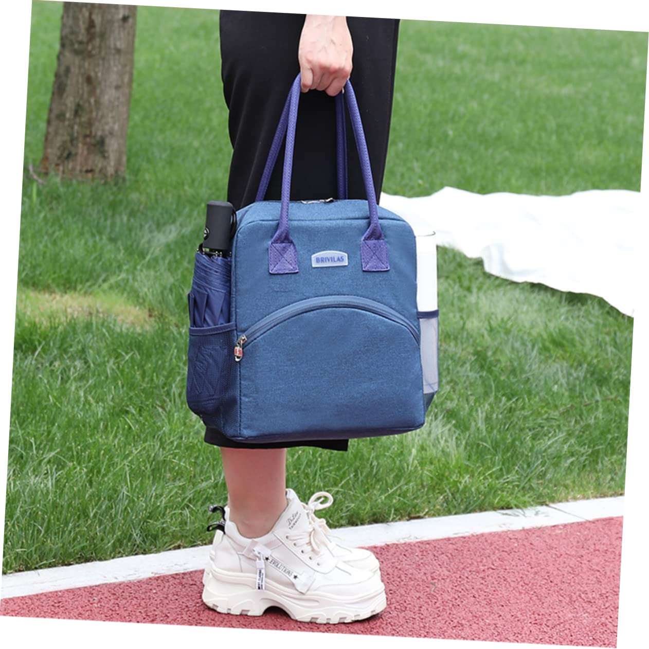GLOBO Unisex Dual Compartment Lunch Bag