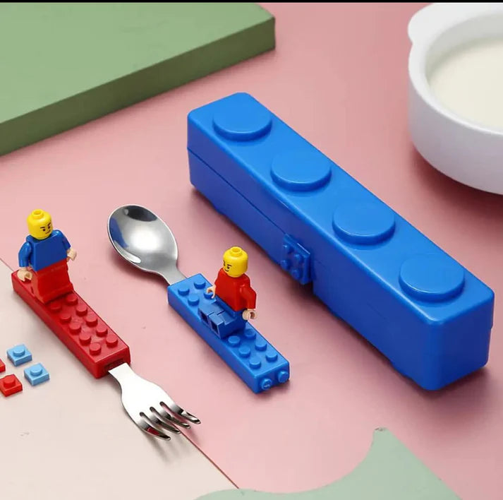 Brick Bite Lego Cutlery Set of 3