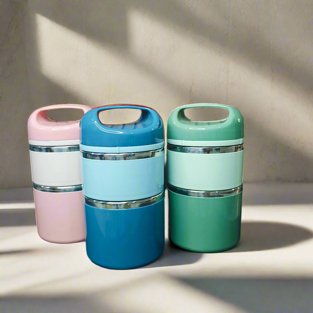 (2.5 Layers) Corporate Stainless Steel Lunch Box