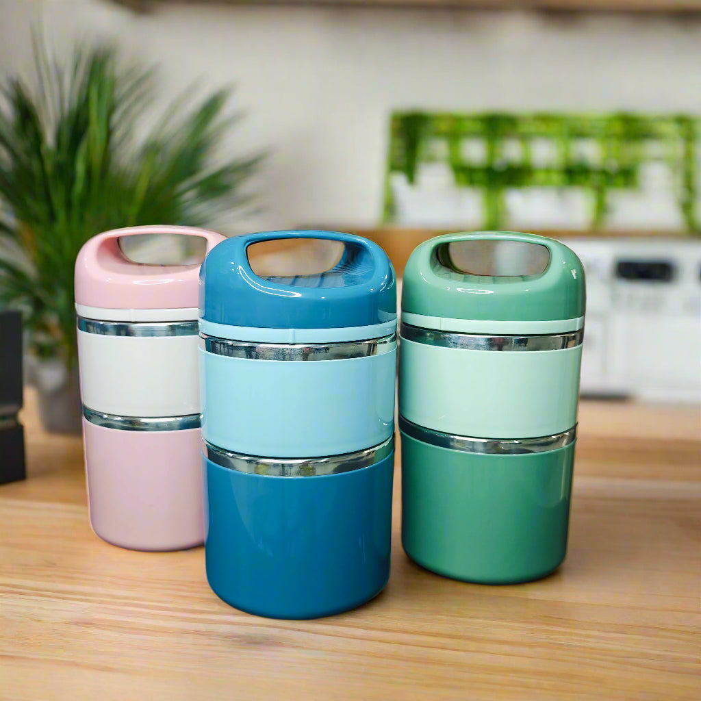 (2.5 Layers) Corporate Stainless Steel Lunch Box