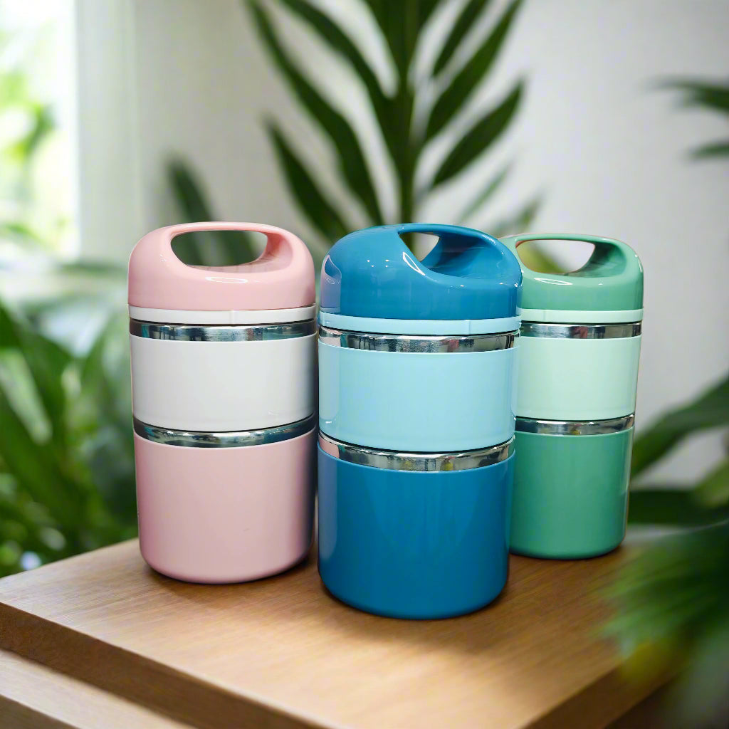 (2.5 Layers) Corporate Stainless Steel Lunch Box