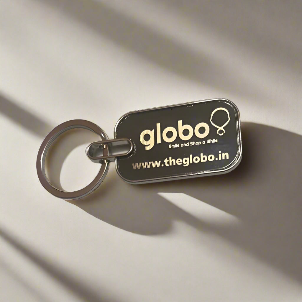 GLOBO Steel Keychain