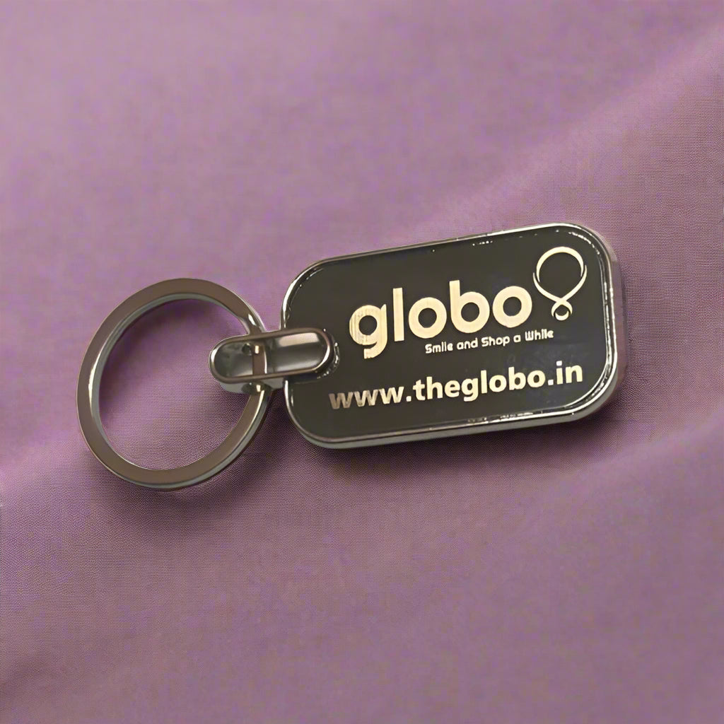 GLOBO Steel Keychain