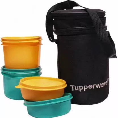 TUPPERWARE Executive Lunch box with Bag 4 Containers Lunch Box