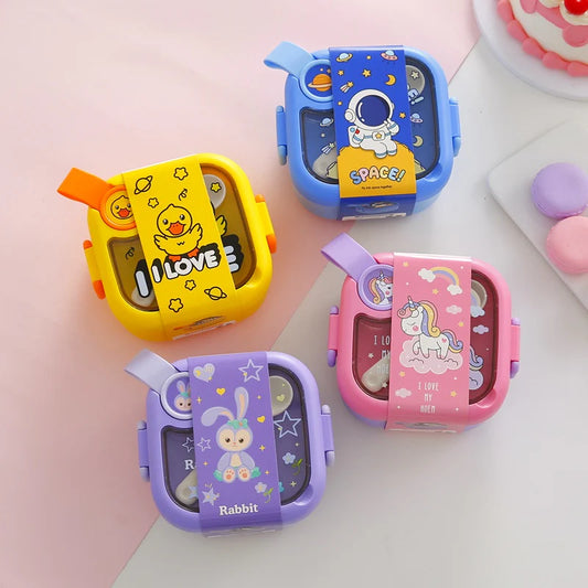 Tiny Teeny Cute Theme Lunch Box for Kids - 750 ML