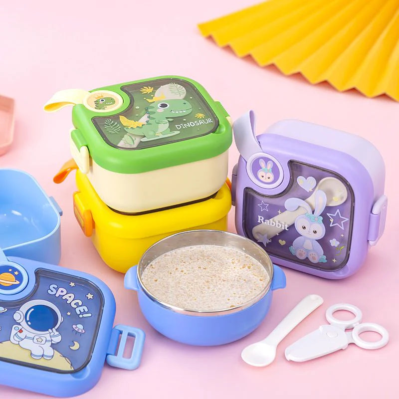 Tiny Teeny Cute Theme Lunch Box for Kids - 750 ML