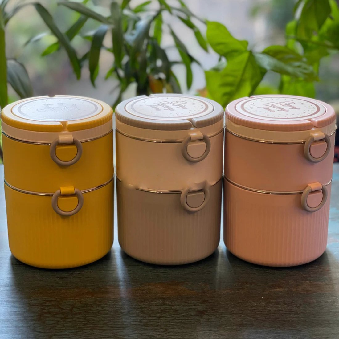 Double Decker Dabba Wala Stainless Steel Lunch Box (1000ML+500ML)