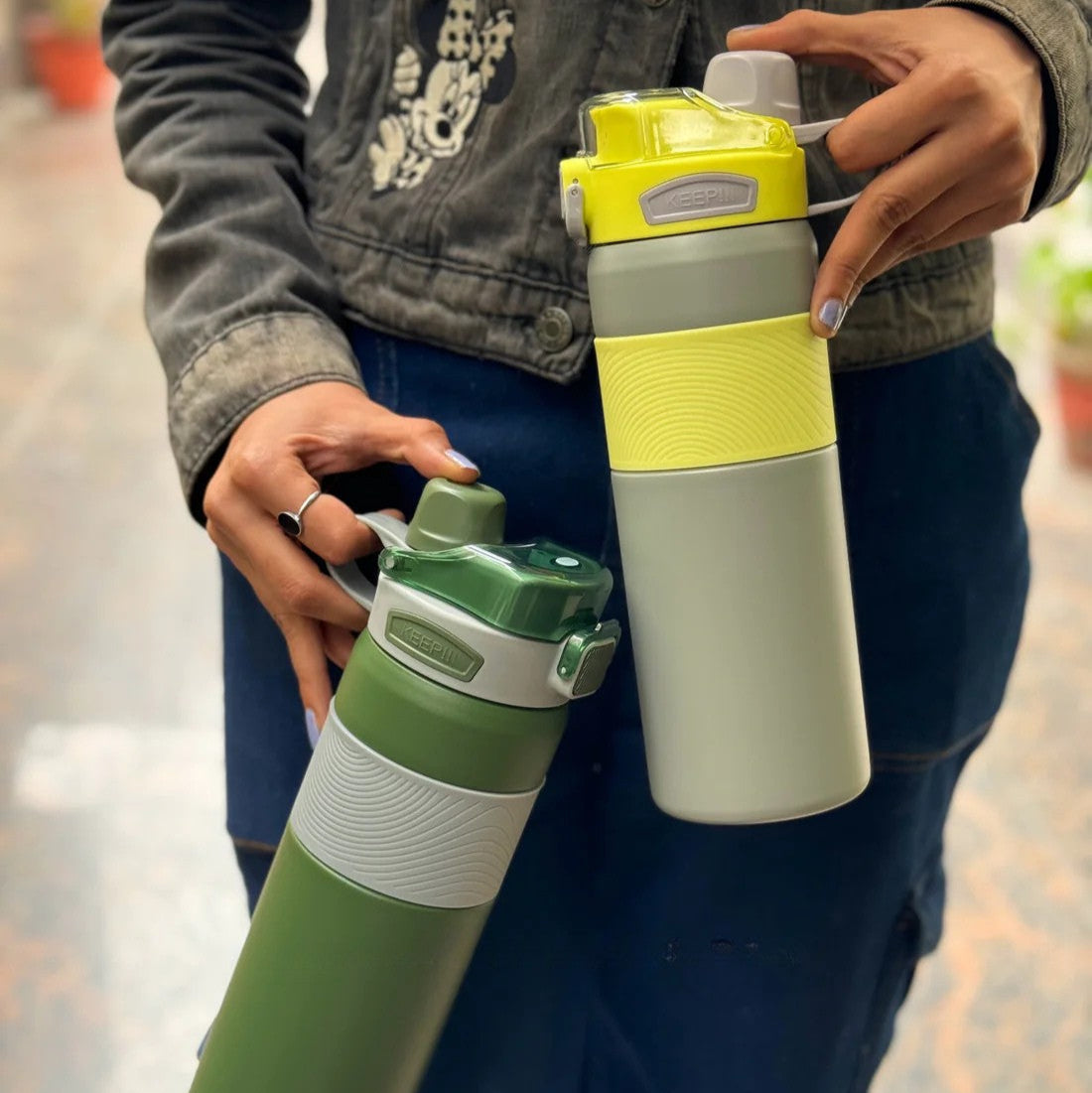 Aqua Thirst Stainless Steel Water Bottle - 800 ML