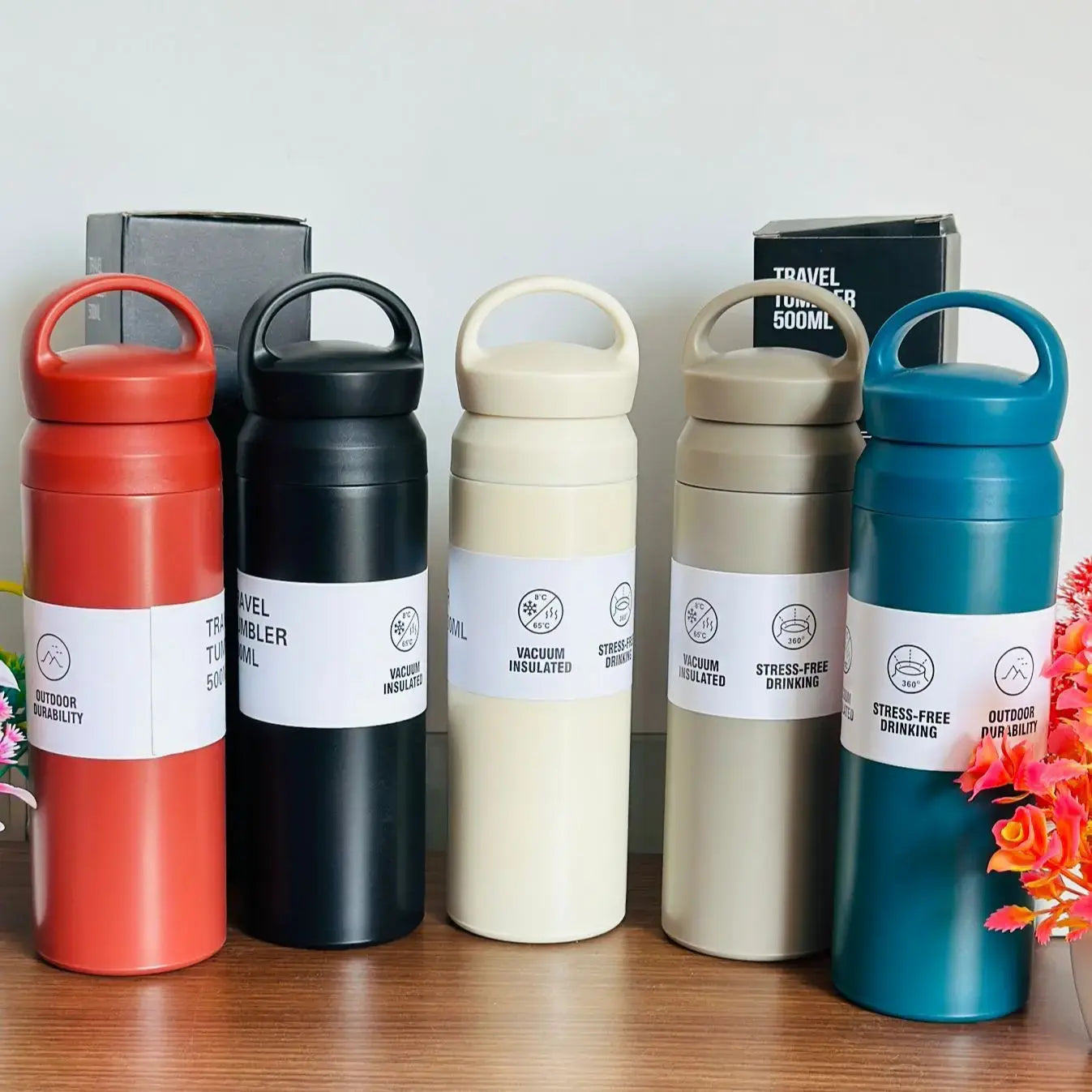 ThermoEdge Insulated Corporate Custom Name Flask – 500ML