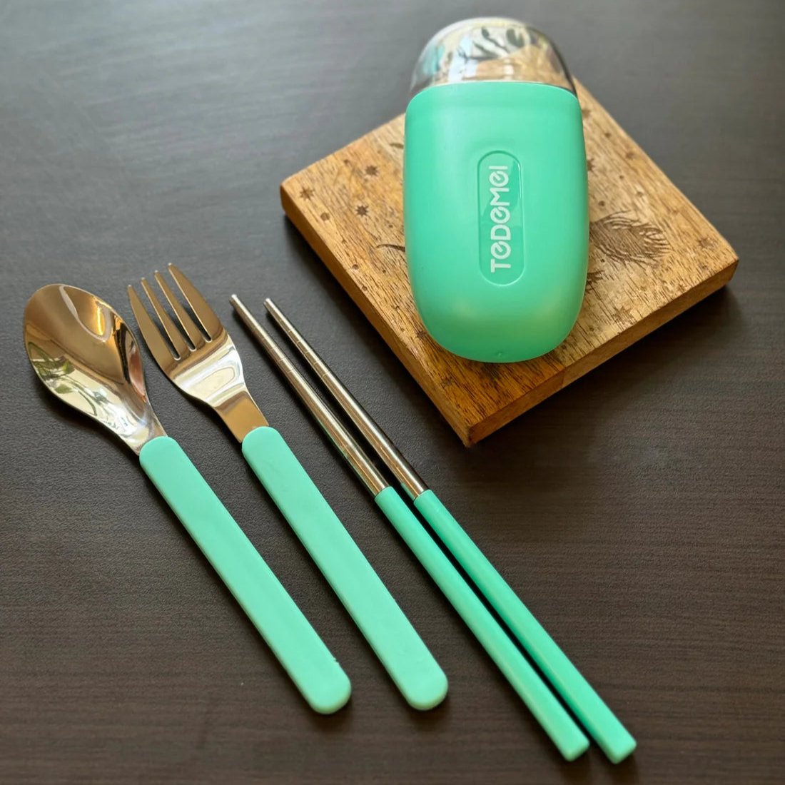 Tedemei Cute n Kawaii Travel Cutlery Set