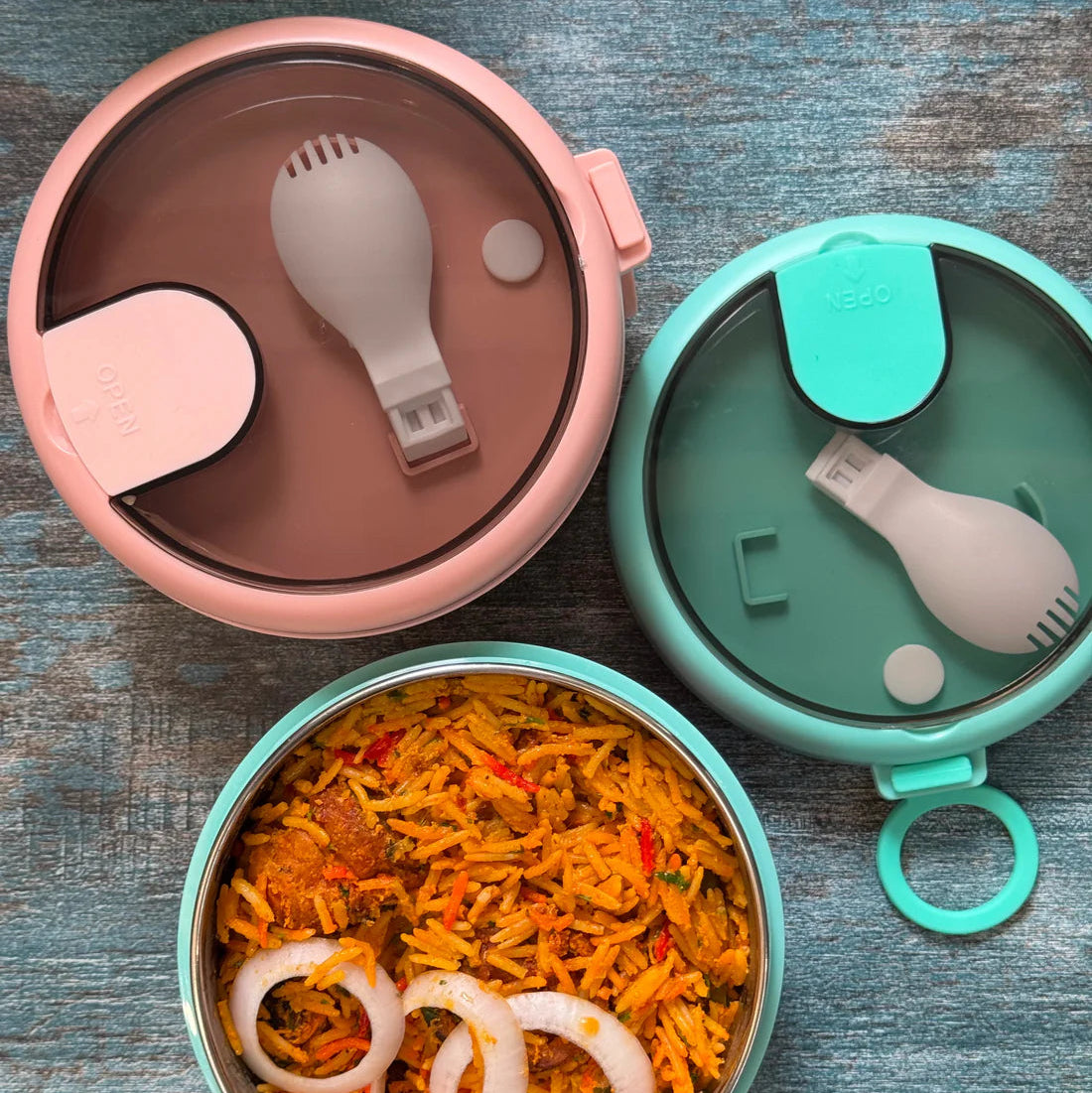 SnapSeal Pro Stainless Steel Food Jar / Lunch Box