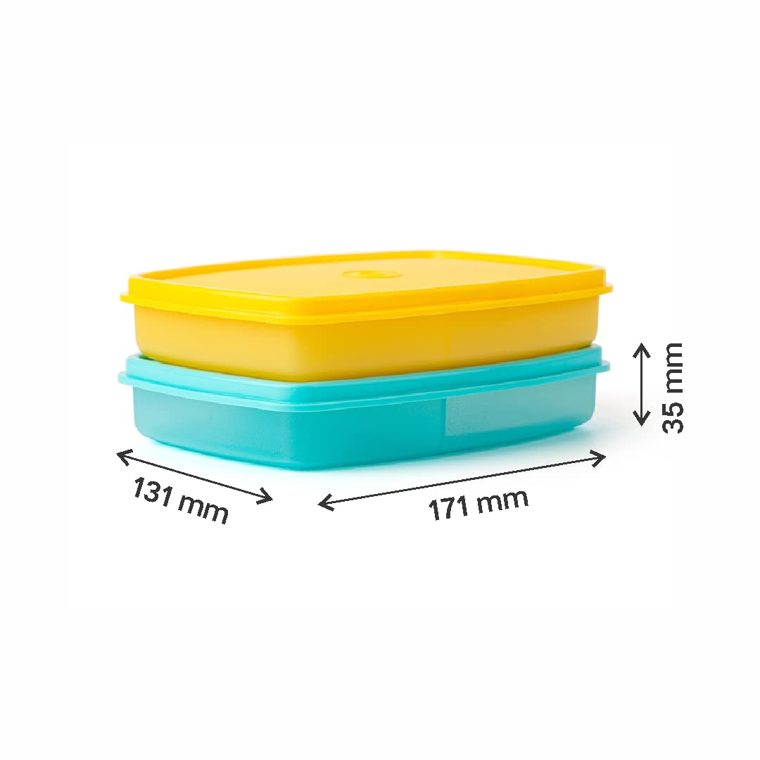 Tupperware Slim Plastic Lunch Box