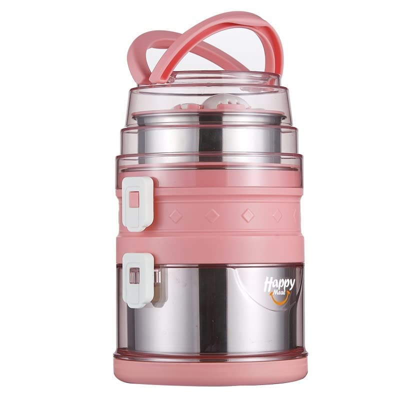 Fun Blast (2 Layer) Multi-Purpose Stainless Steel  Lunch box