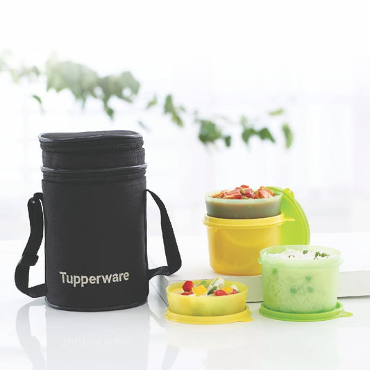 TUPPERWARE Executive Lunch box with Bag 4 Containers Lunch Box