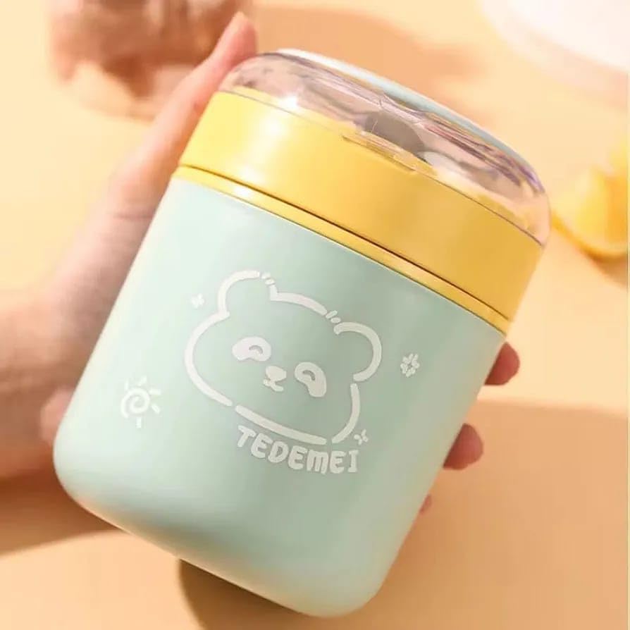 Cartoon Thermal Insulated Soup Jar