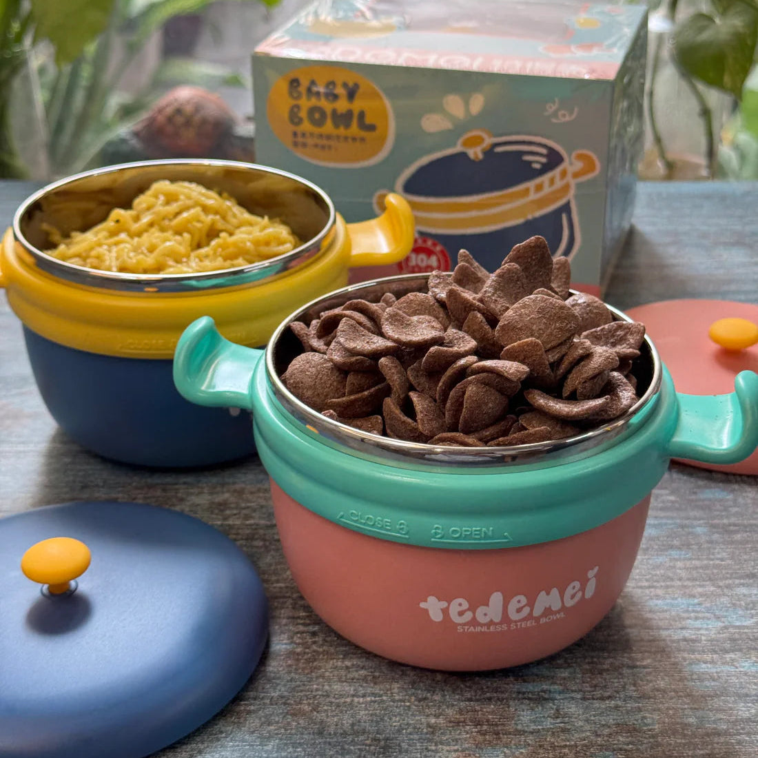 Mini Tiffin Stainless Steel Baby Bowl