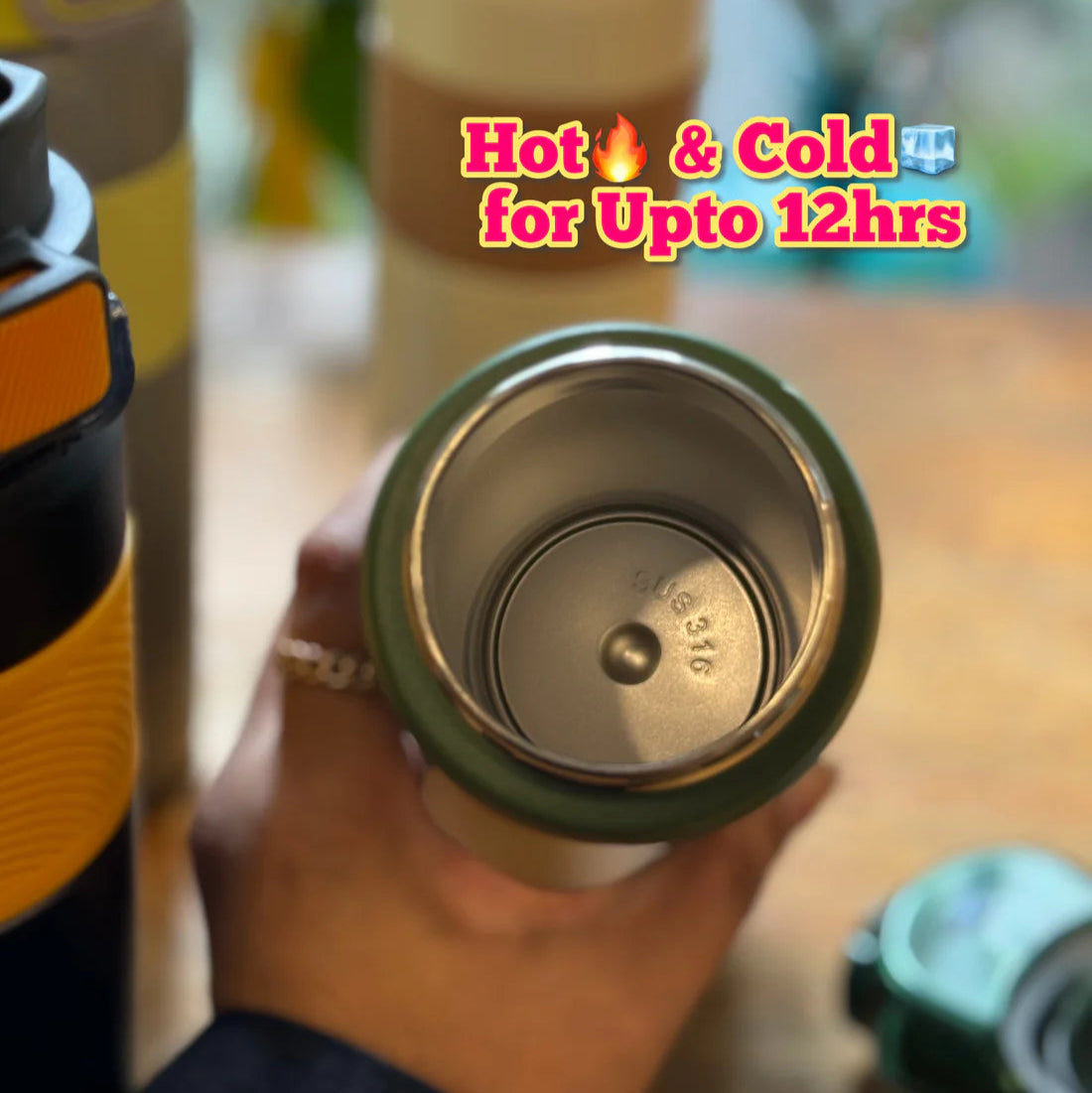 Aqua Thirst Stainless Steel Water Bottle - 800 ML
