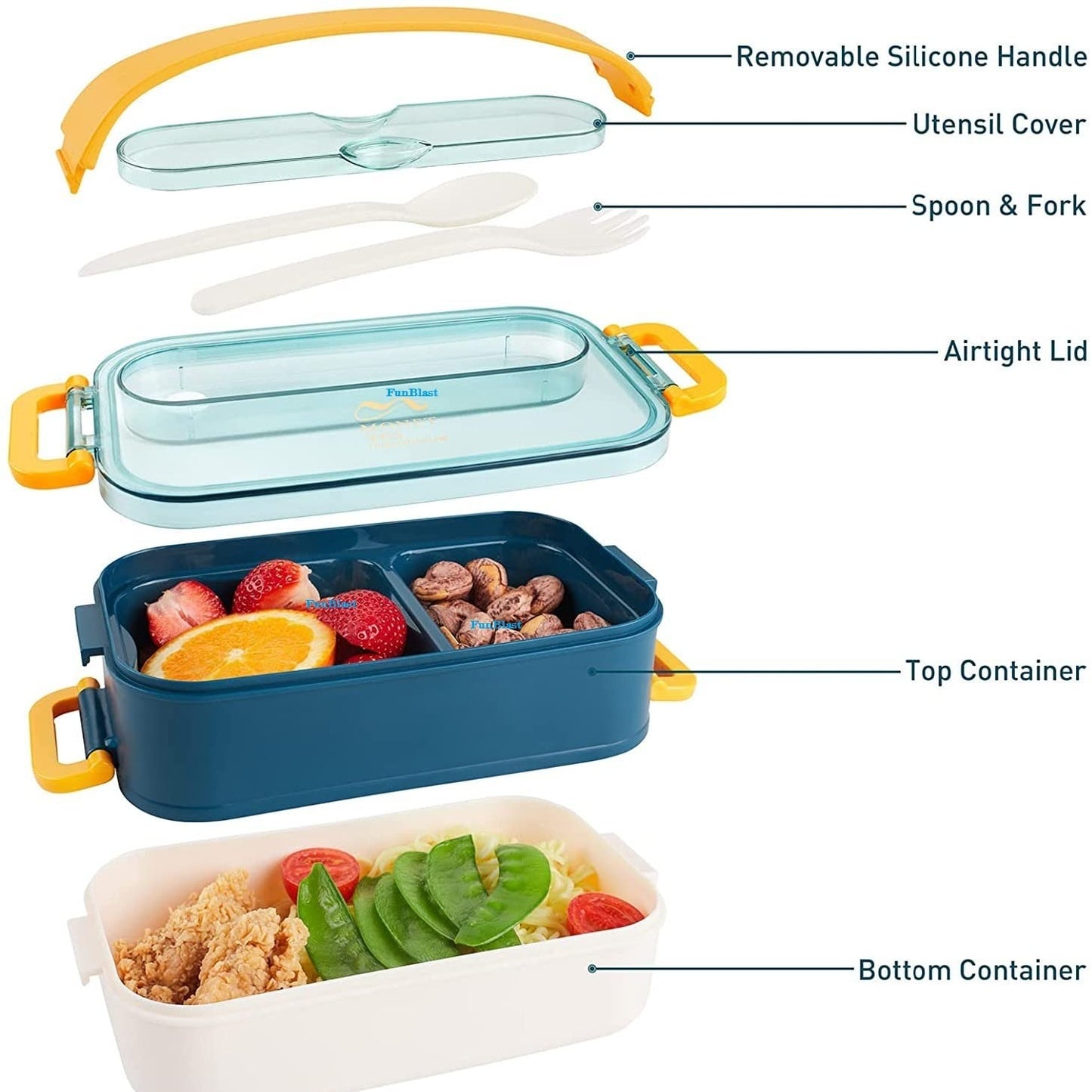 Double Decker Full Meal Lunch Box