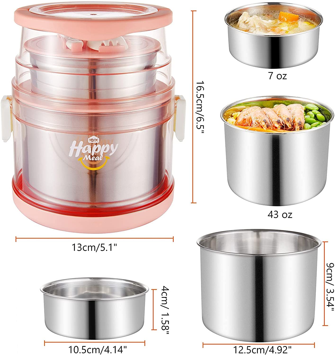 Fun Blast (2 Layer) Multi-Purpose Stainless Steel  Lunch box
