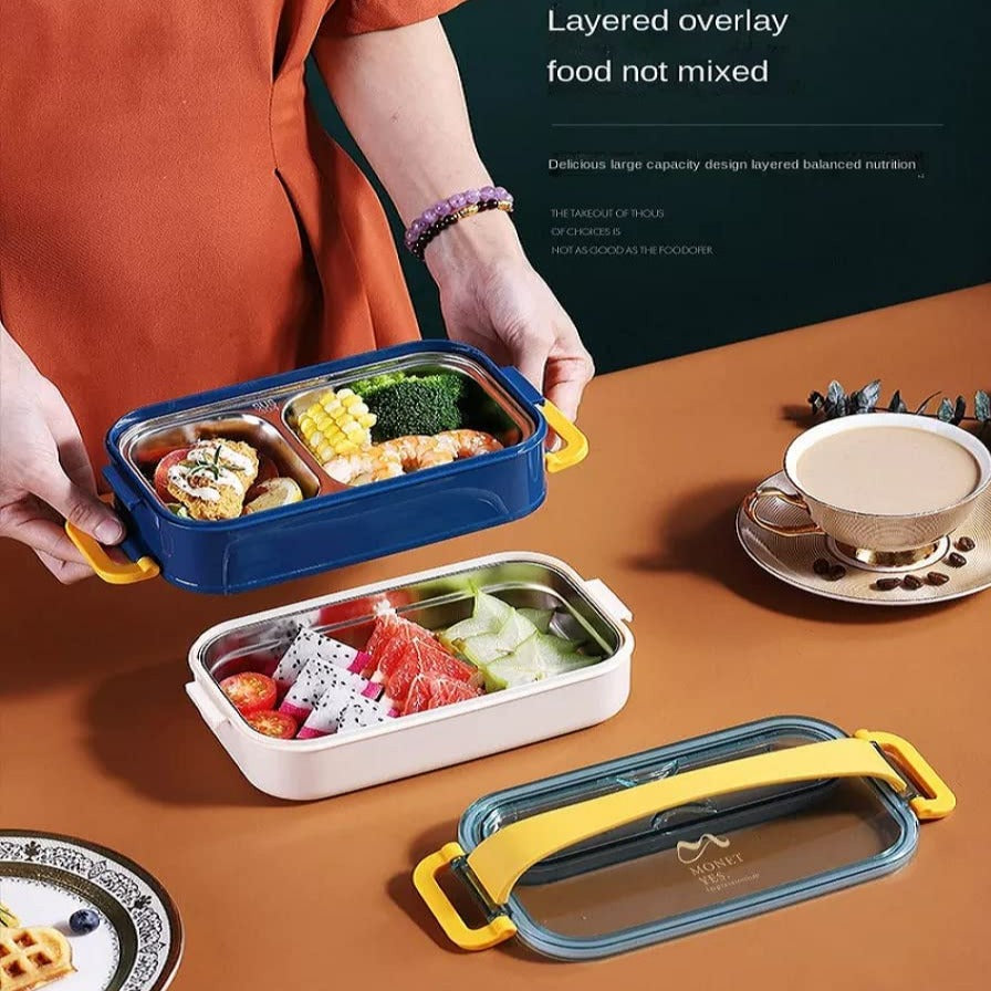 Double Decker Full Meal Lunch Box