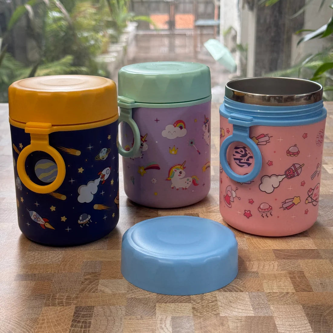 Print Stainless Steel Insulated Food Jar