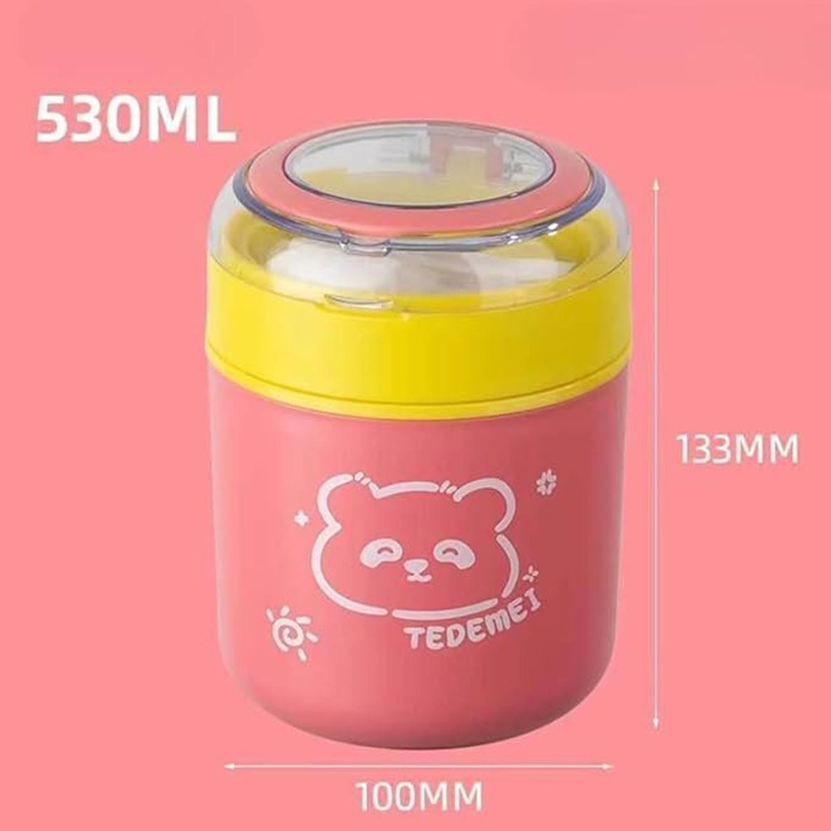 Cartoon Thermal Insulated Soup Jar