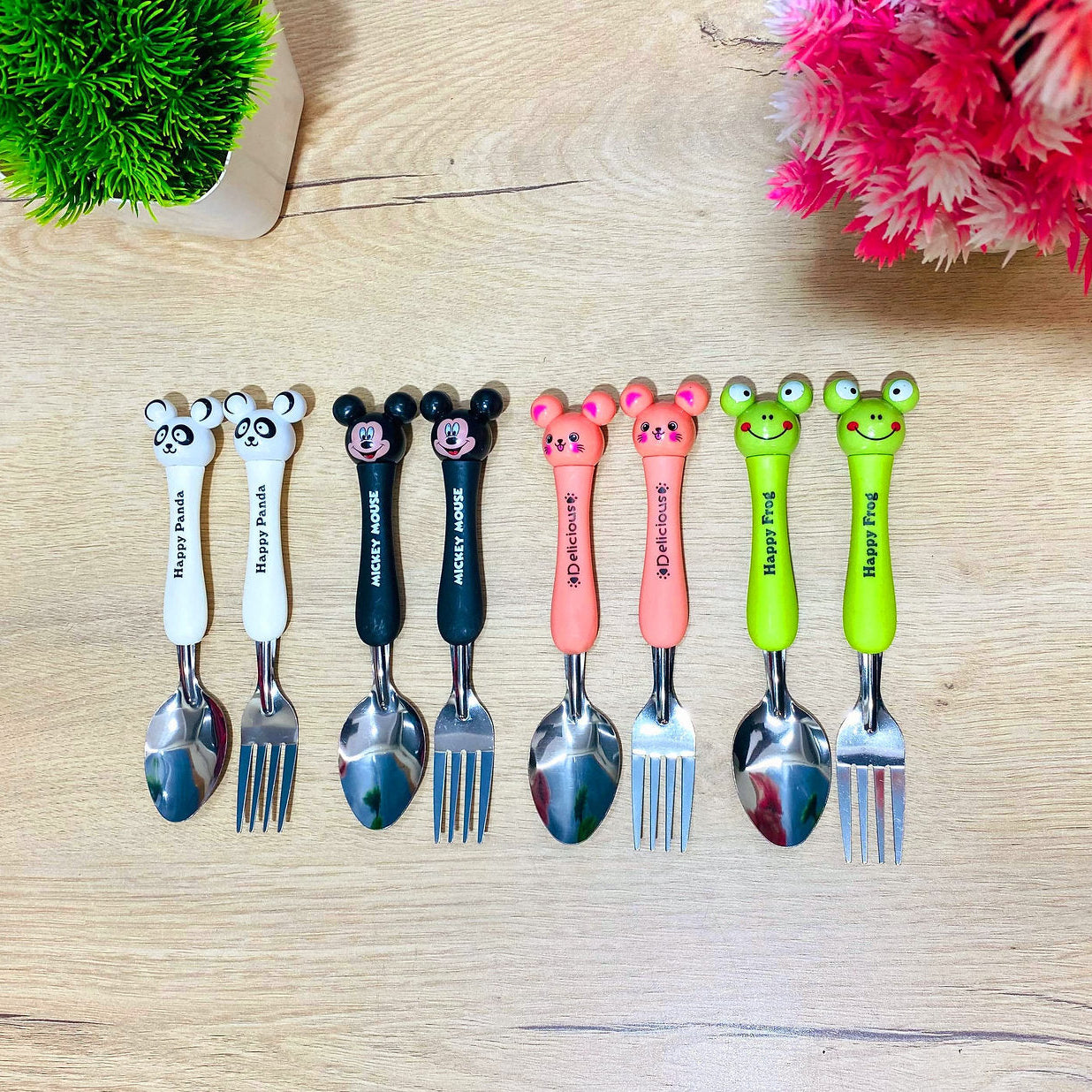 Animal Theme Cutlery Set for Kids
