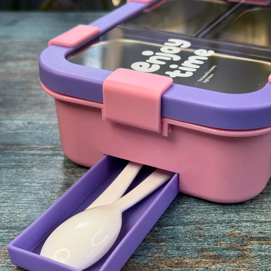 MealJoy Stainless Steel Bento Lunch Box (3 Grid) - 100% Leakproof