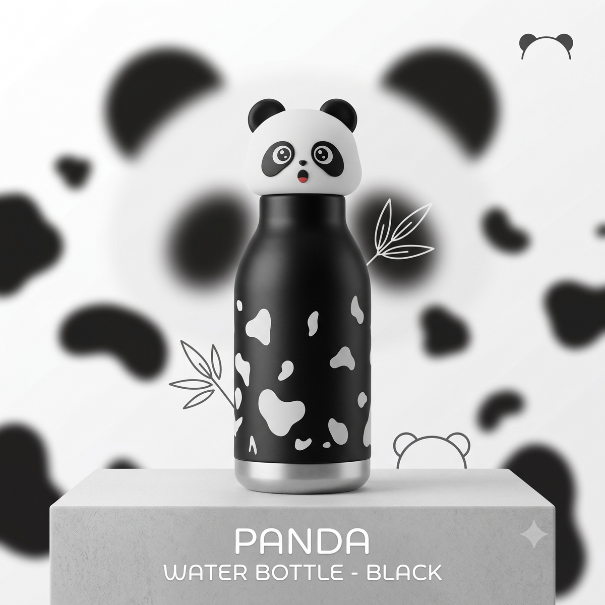 Premium Wild Animal Water Bottle & Sipper – 450 ML
