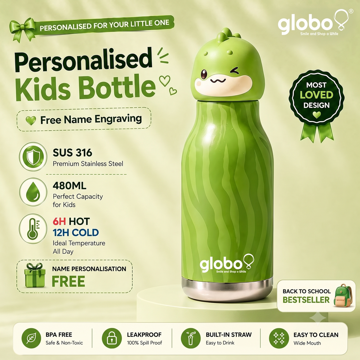 Chicu Tom Wild Buddy Animal Bottle & Sipper