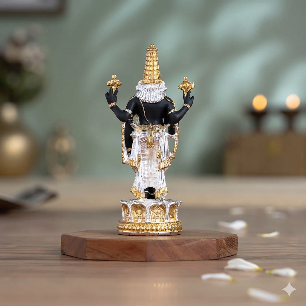 Gold & Silver Plated Tirupati Balaji (Venkateswara) Idol