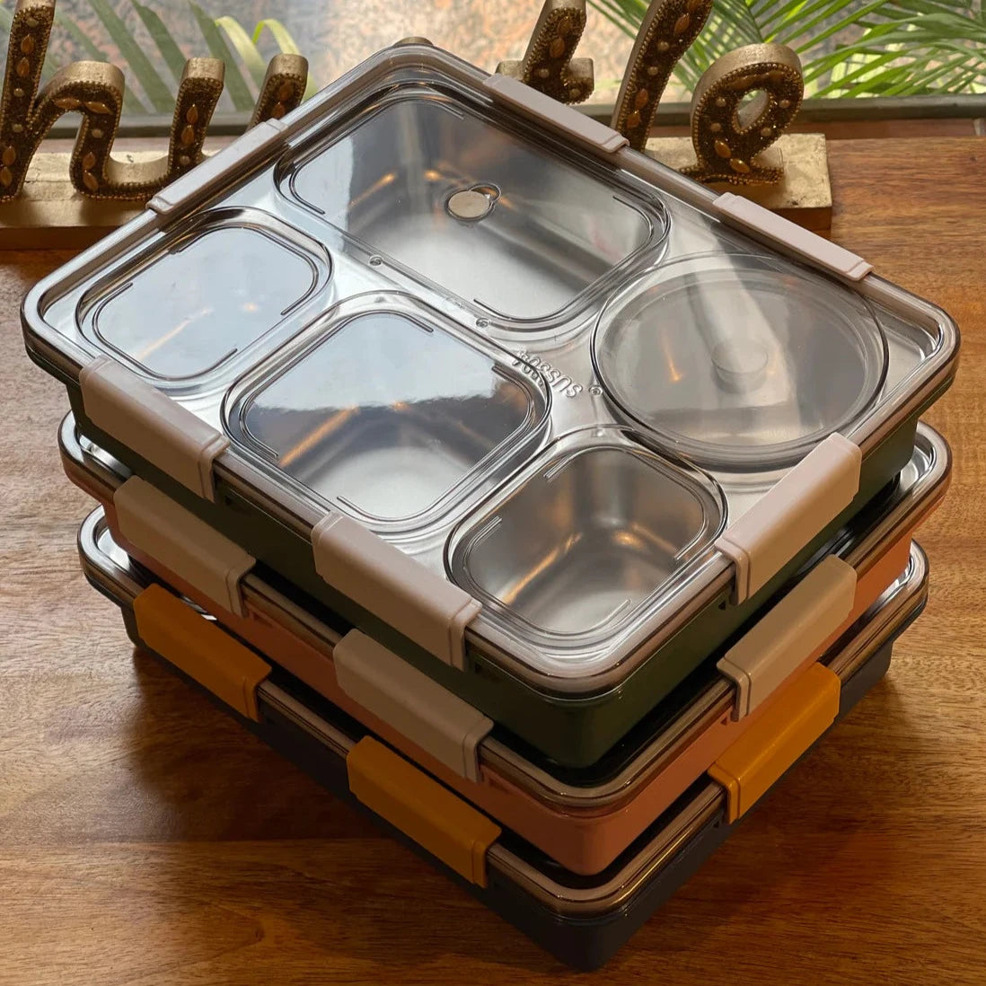 Grand Thali Bento Lunch Box (5 Grid) – The Globo