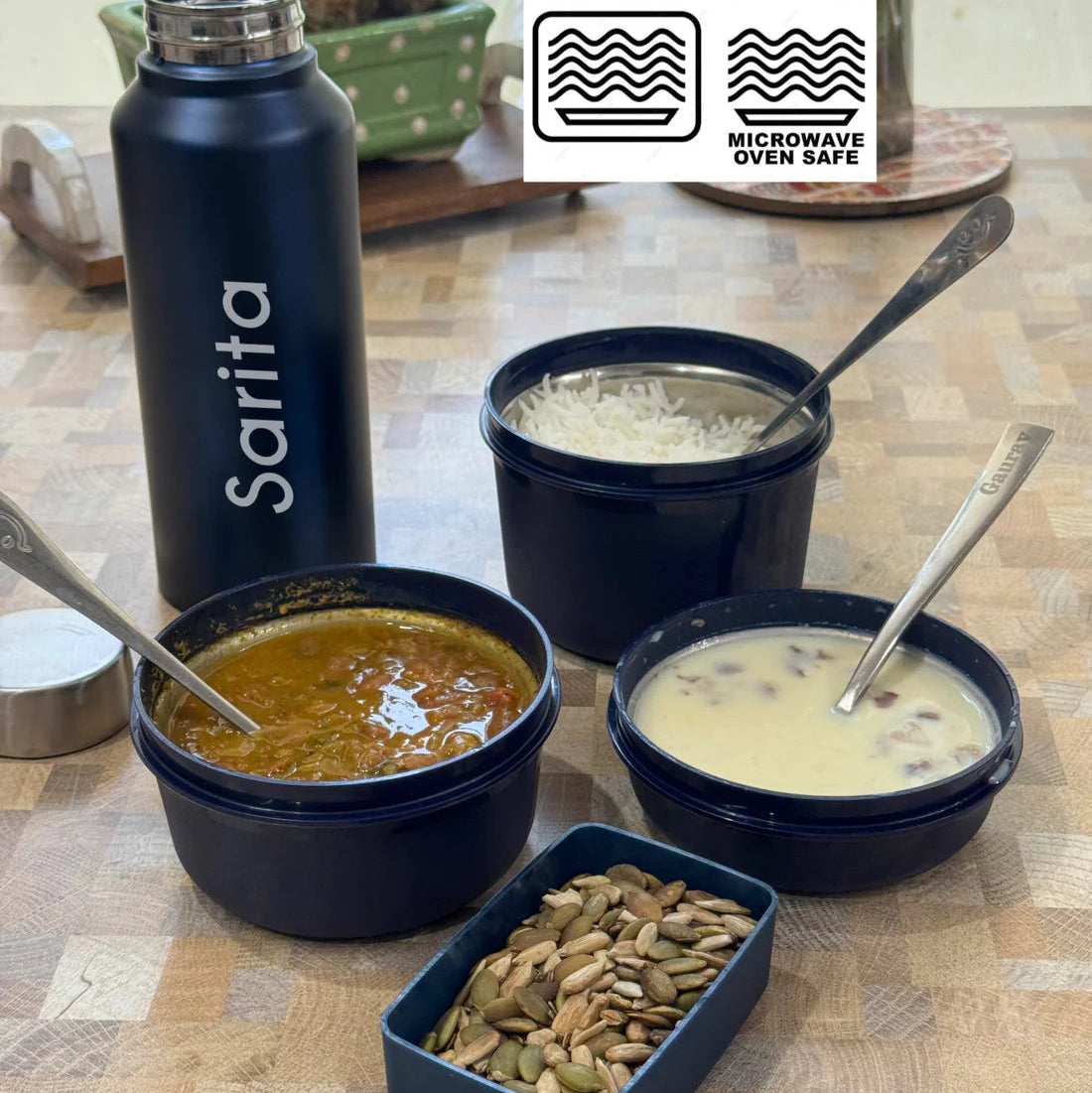 Lunch Boxes for Office & Tavel with Lunch Bag & Water Bottle