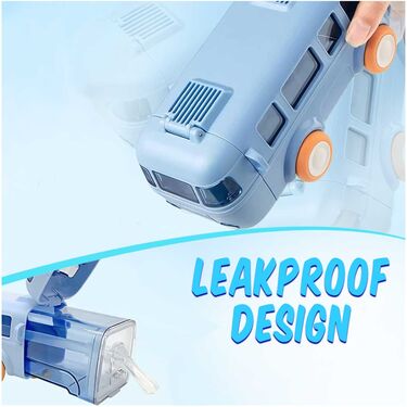 Bus Shaped Water Bottle for Kids - Fun Design