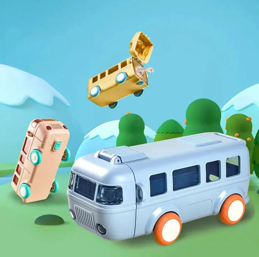 Bus Shaped Water Bottle for Kids - Fun Design