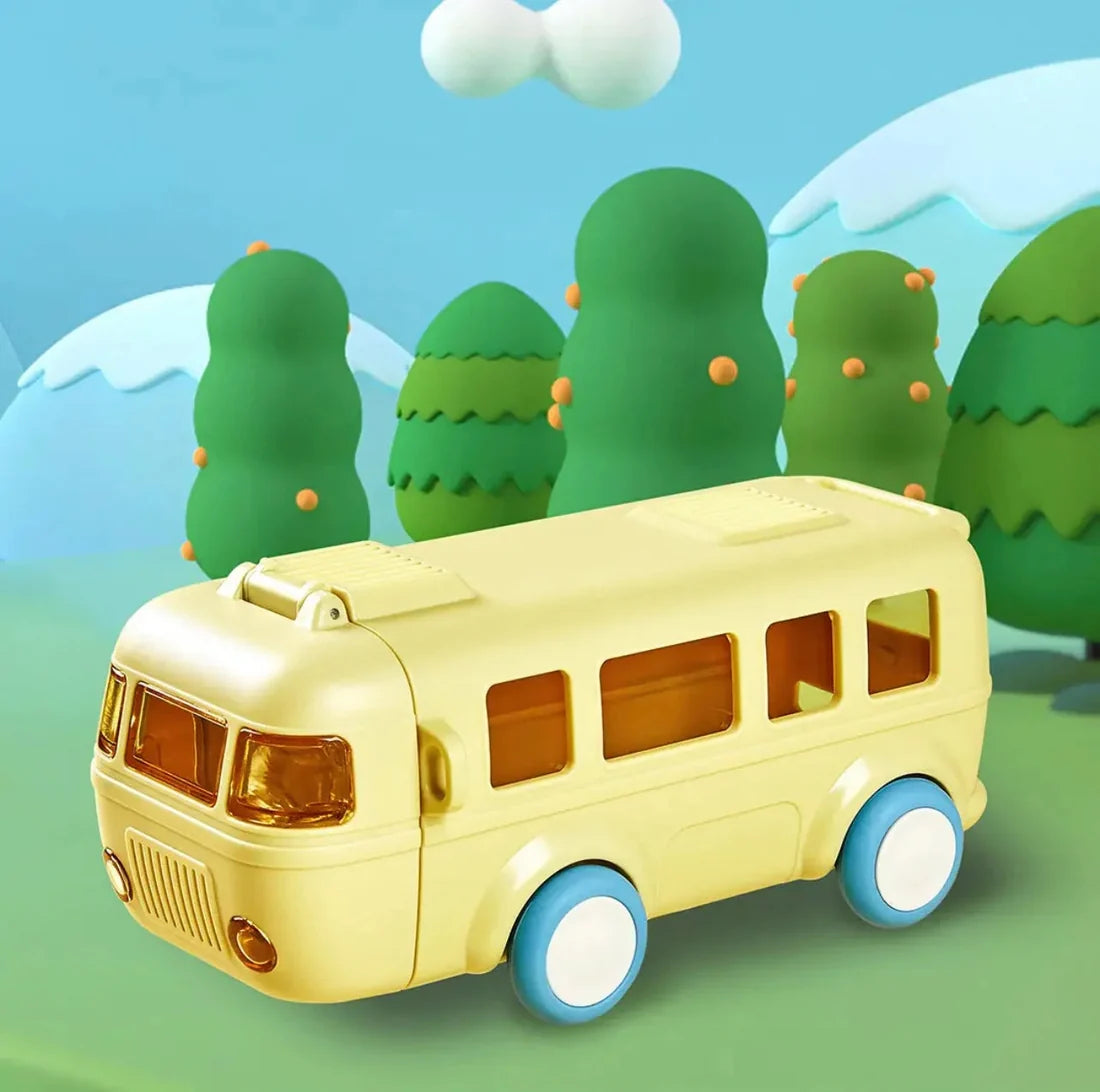 Bus Shaped Water Bottle for Kids - Fun Design