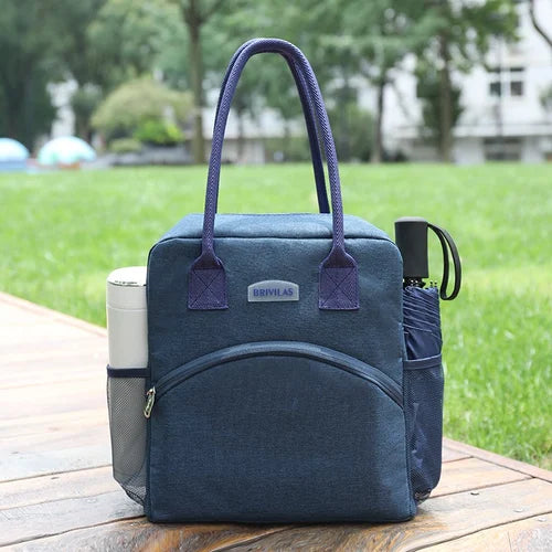 GLOBO Unisex Dual Compartment Lunch Bag