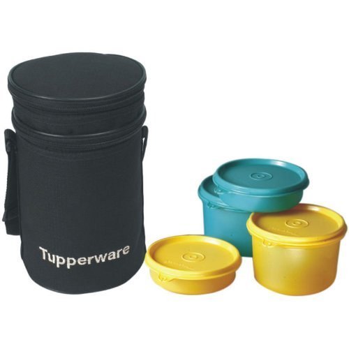 TUPPERWARE Executive Lunch box with Bag 4 Containers Lunch Box